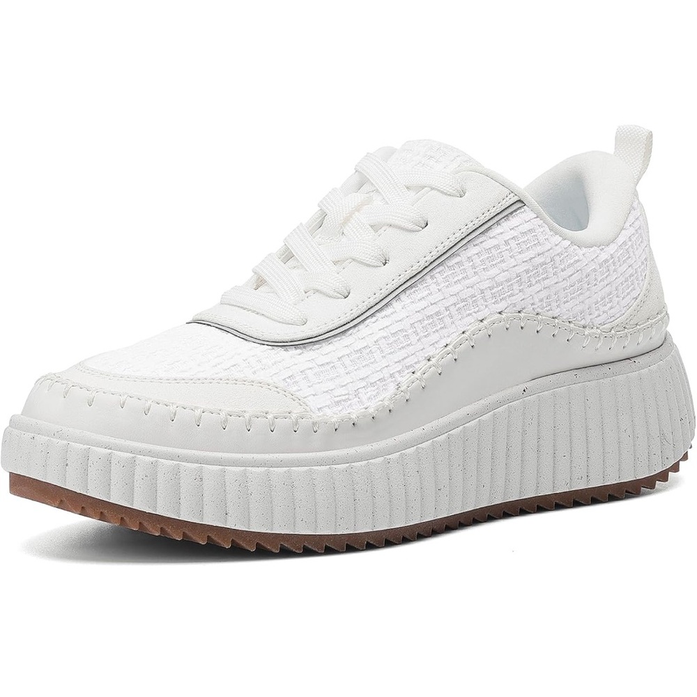New - Dream Pairs Women's White Platform Sneakers Size 7